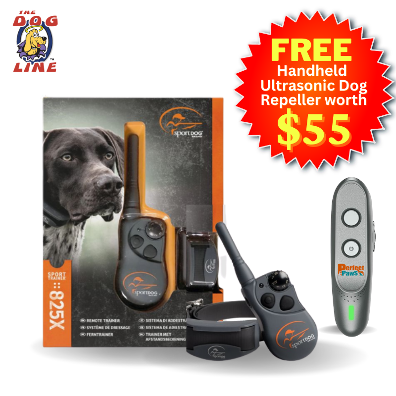 SportDOG Remote Training Collar–SD-825X With FREE! Hand Held Ultrasonic ...